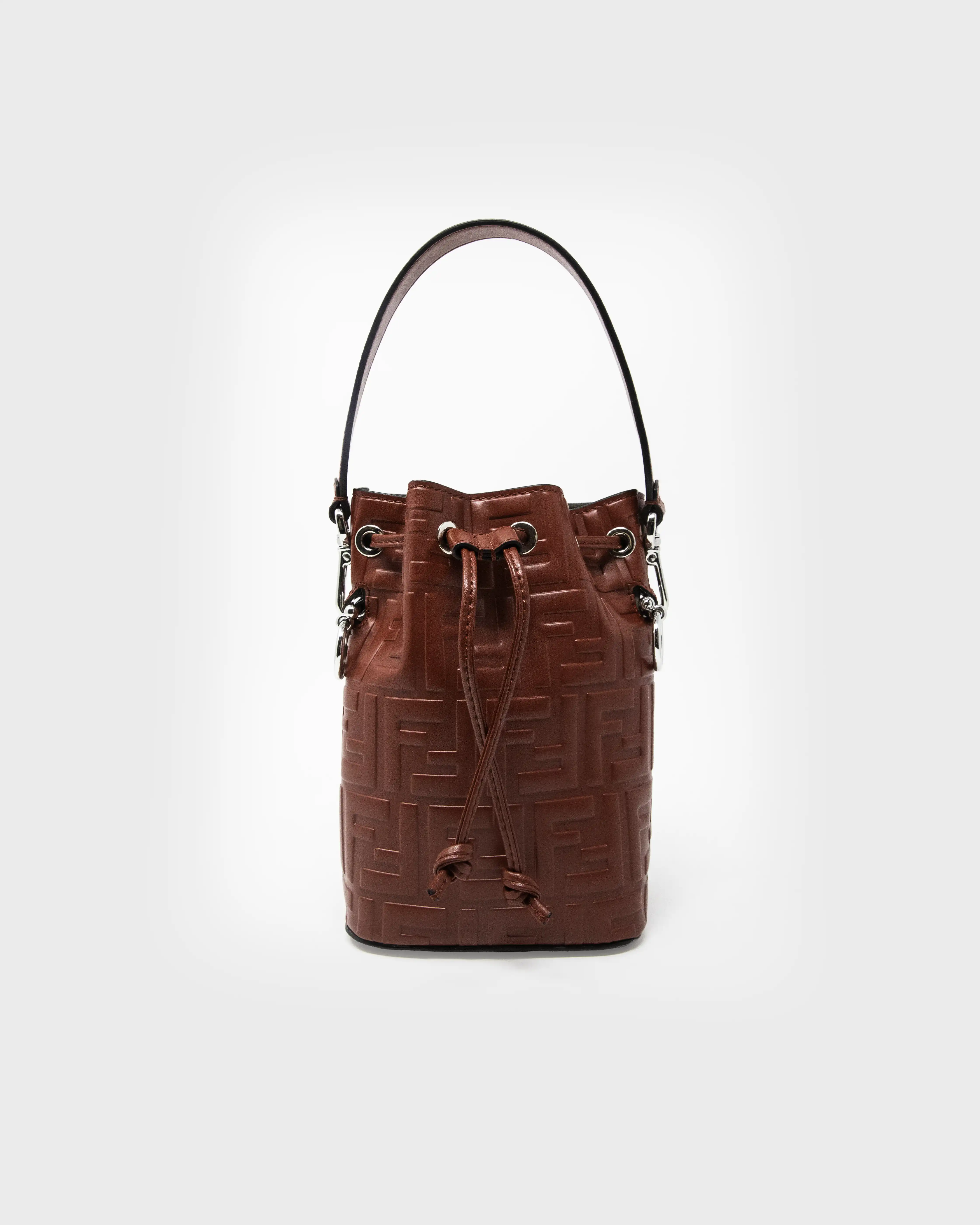 【FENDI】W.MINIATURE◆7AS368ABVE Mamma Baguette Nano Leather White | Fendi